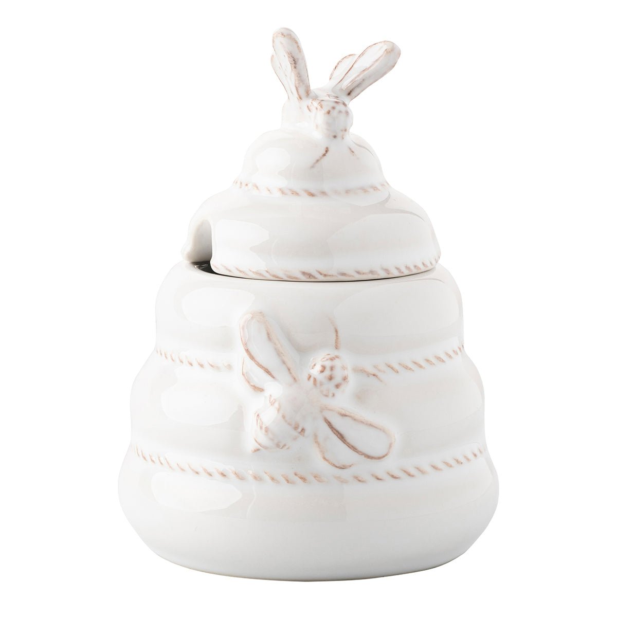 Clever Creatures Whitewash Honey Pot - Gaines Jewelers