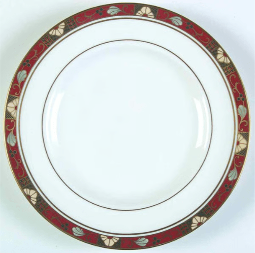 * Cloisonne Salad Plate - Royal Crown Derby - Gaines Jewelers
