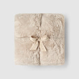 Cloud Faux Fur Throw 54x72 - Sandstone - Barefoot Dreams - Gaines Jewelers