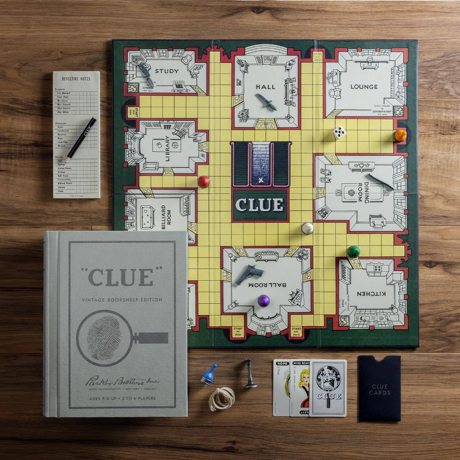 Clue - Vintage Bookshelf Edition - Gaines Jewelers