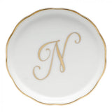 COASTER WITH MONOGRAM - N - Gaines Jewelers