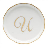 COASTER WITH MONOGRAM - U - Gaines Jewelers