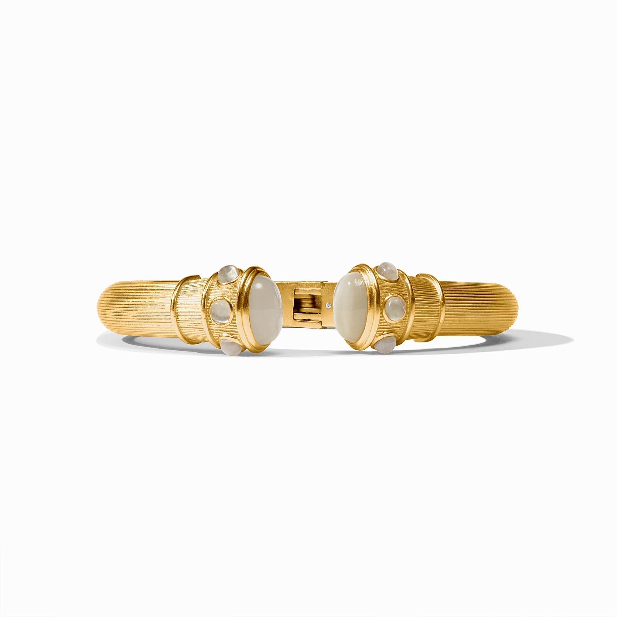 Cobblestone Demi Cuff - Ivory Cat's Eye - Julie Vos - Gaines Jewelers