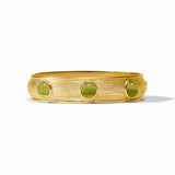 Cobblestone Stone Hinge Bangle - Green Cat's Eye - Julie Vos - Gaines Jewelers