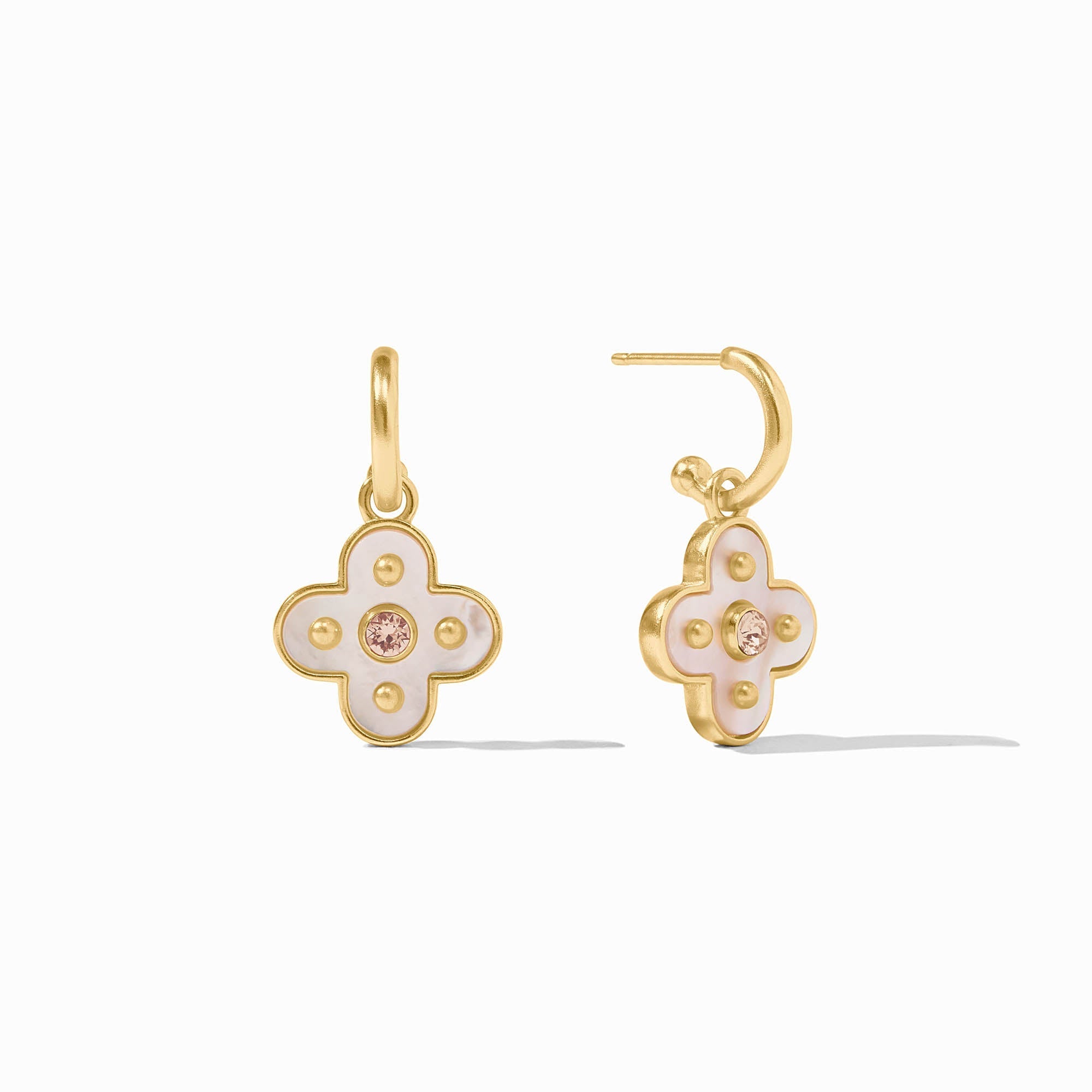 Colette Hoop & Charm Earring - Champagne - OS - Julie Vos - Gaines Jewelers