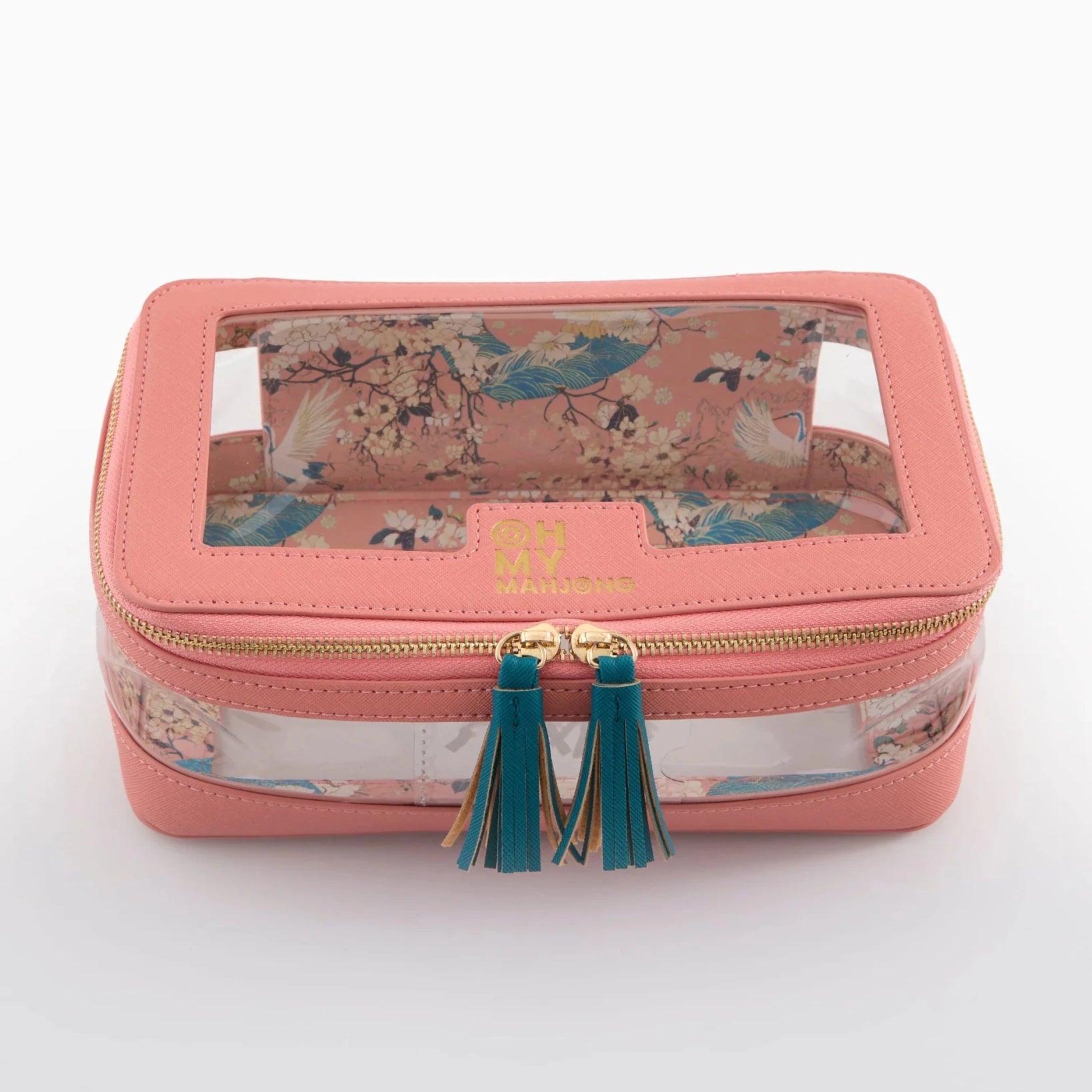 Coral Tile Storage Bag - Oh my Mahjong - Gaines Jewelers