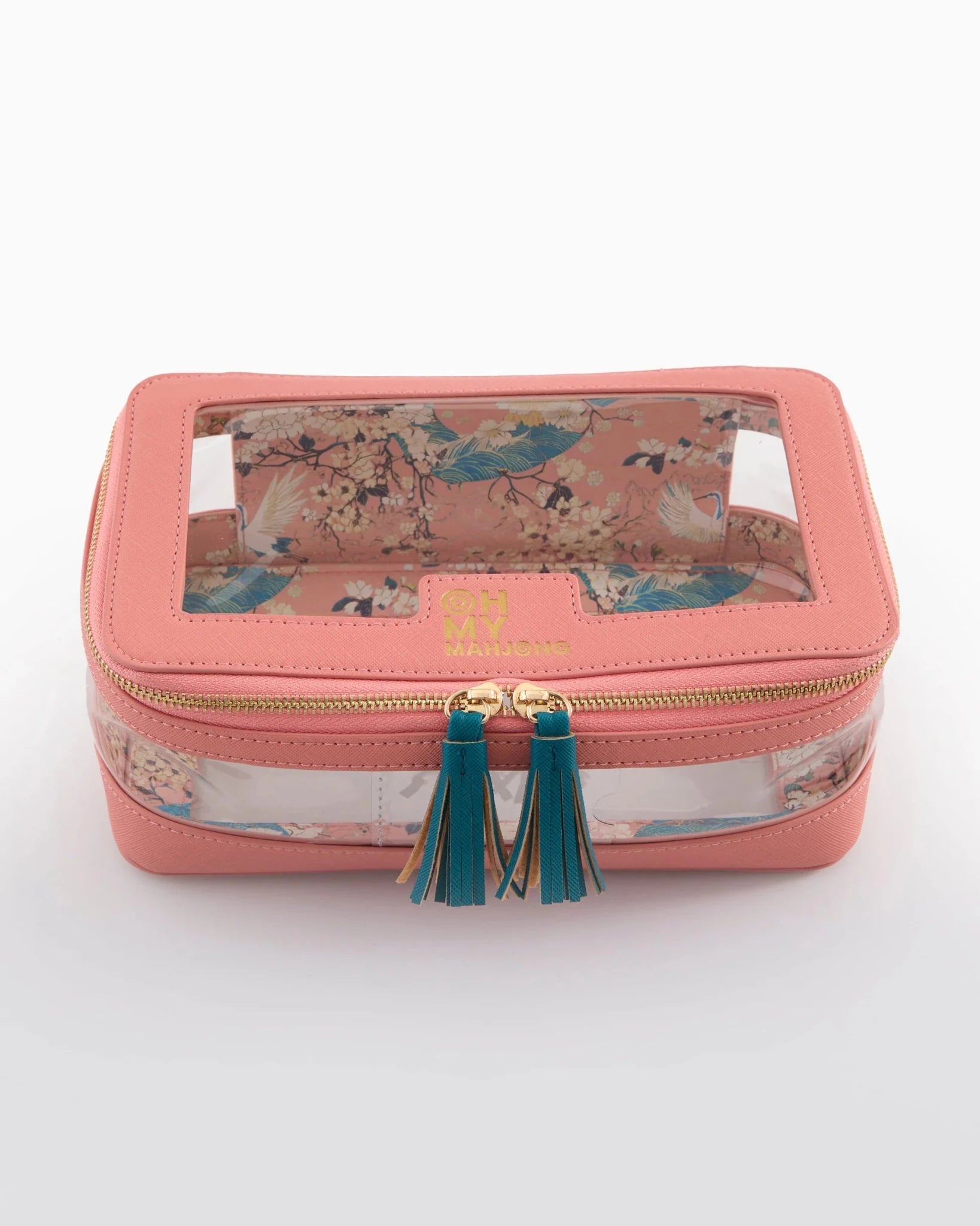 Coral Tile Storage Bag - Oh my Mahjong - Gaines Jewelers