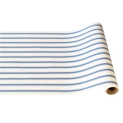Cornflower Blue Linen Stripe Runner - Hester & Cook - Gaines Jewelers