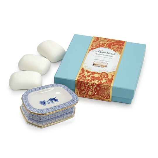 Cornflower Lace Heirsavonare Gift Soap Set - Mottahedeh - Gaines Jewelers