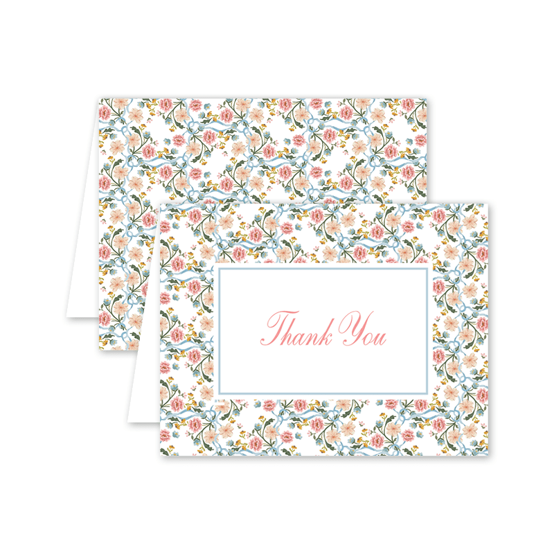 Cottagecore Florals Thank You Card - Dogwood Hill - Gaines Jewelers
