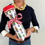 Cotton Tea Towel | Christmas Topiaries - WH Hostess Social Stationery - Gaines Jewelers