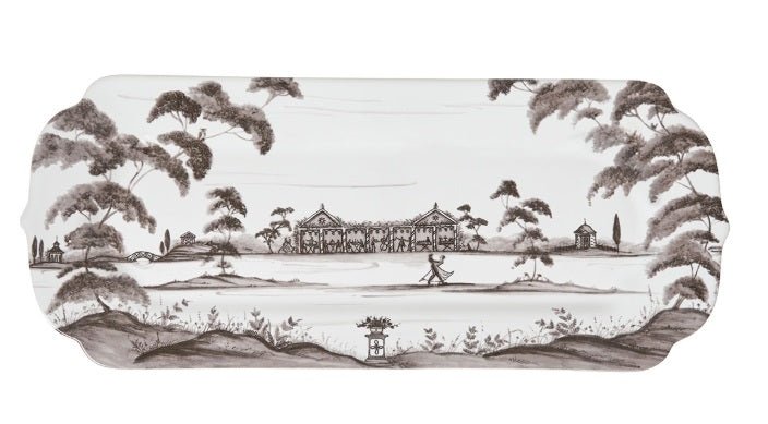 Country Estate 15" Hostess Tray - Flint Grey - Juliska - Gaines Jewelers