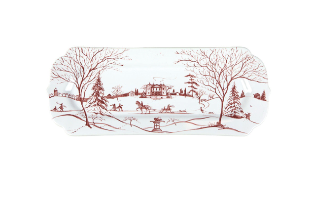Country Estate 15" Hostess Tray - Ruby - Julisk - Gaines Jewelers