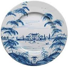 Country Estate Dinner Plate - Delft Blue - Gaines Jewelers