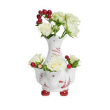 Country Estate Winter Frolic 6" Tulipiere Vase - Ruby - Juliska - Gaines Jewelers