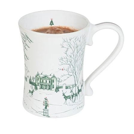 Country Estate Winter Frolic Mug - Evergreen - Juliska - Gaines Jewelers