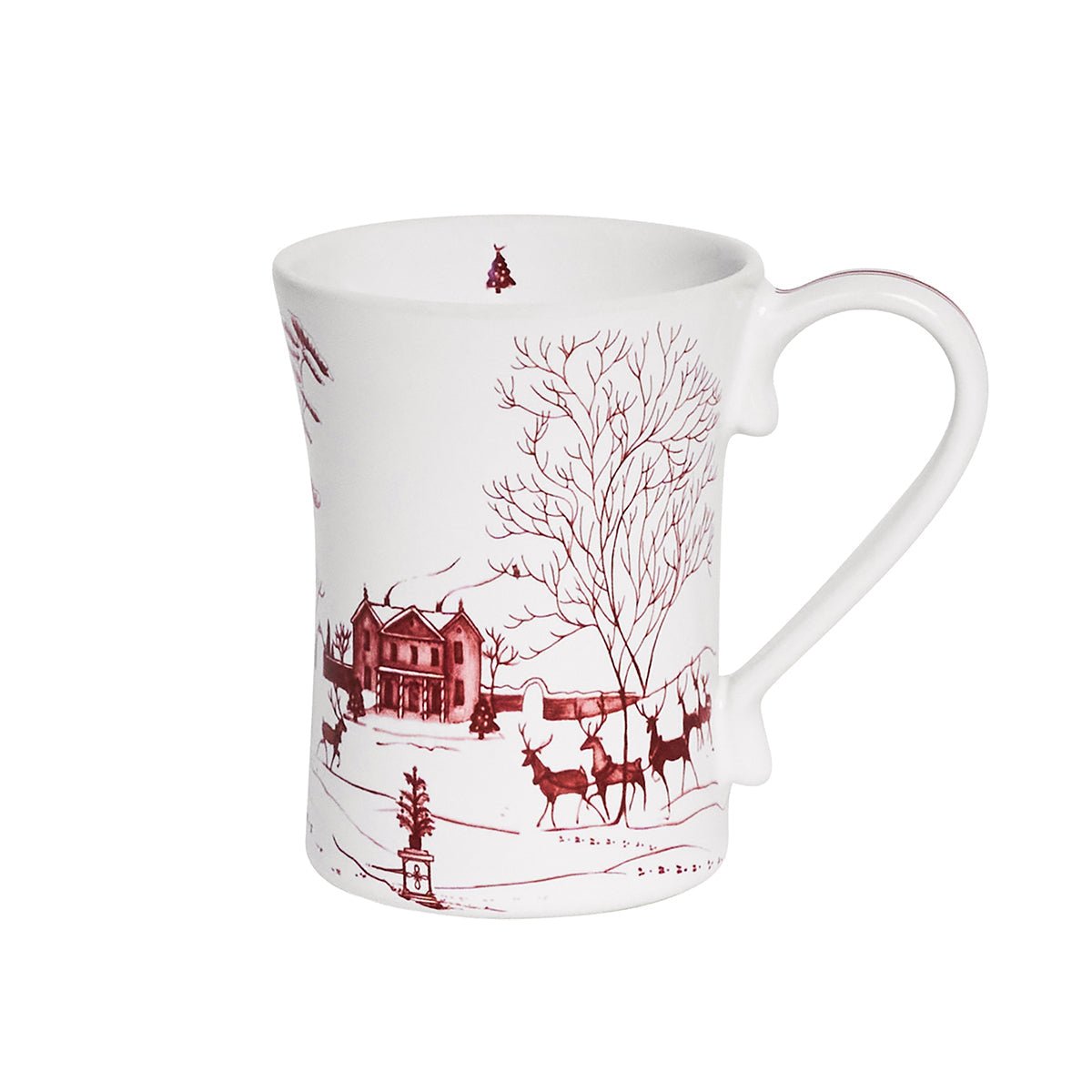 Country Estate Winter Frolic Mug - Ruby - Juliska - Gaines Jewelers