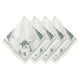 Country Estate Winter Frolic Napkin Set of 4 - Evergreen - Juliska - Gaines Jewelers