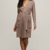 Cozy Chic Lite Ribbed Robe - Sable - Barefoot Dreams - Gaines Jewelers