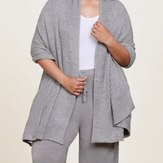 Cozy Chic Lite® Travel Shawl - Dove Gray - One Size - Barefoot Dreams - Gaines Jewelers