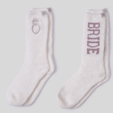 CozyChic Bridal Sock Set - Pearl/Teaberry - Barefoot Dreams - Gaines Jewelers