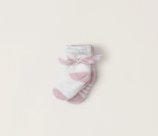 Cozychic Lite® Baby Heart Sock Set - Barefoot Dreams - Gaines Jewelers