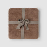 CozyChic Lite® Ribbed Throw - Chestnut - Barefoot Dreams - Gaines Jewelers