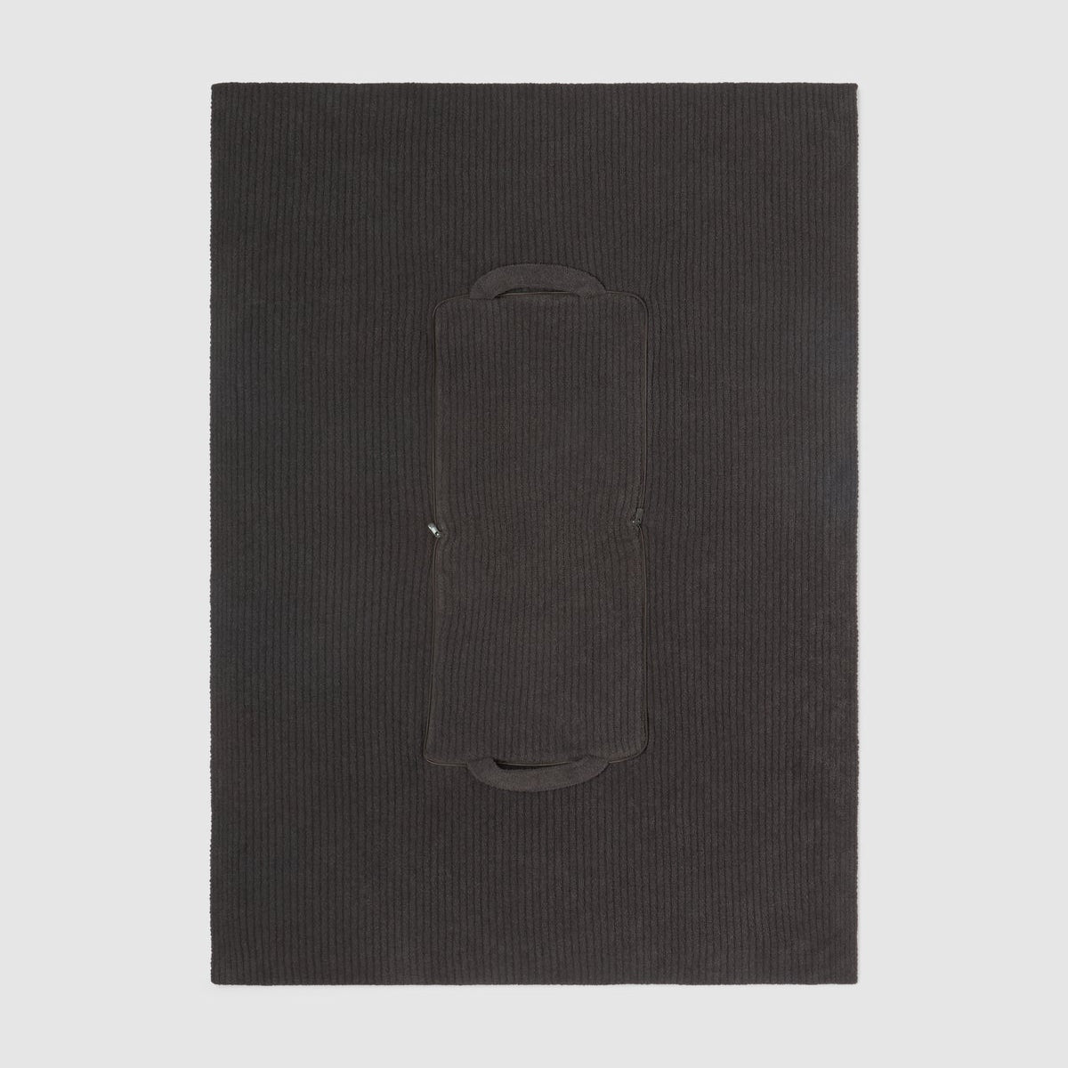 CozyChic Rib Travel Blanket 45x60 - Carbon - Barefoot Dreams - Gaines Jewelers