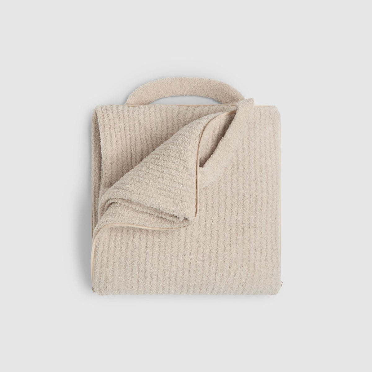 CozyChic Rib Travel Blanket 45x60 - Stone - Barefoot Dreams - Gaines Jewelers