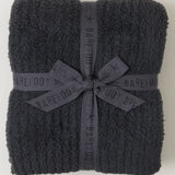 CozyChic® Ribbed Throw - Carbon - Barefoot Dreams - Gaines Jewelers