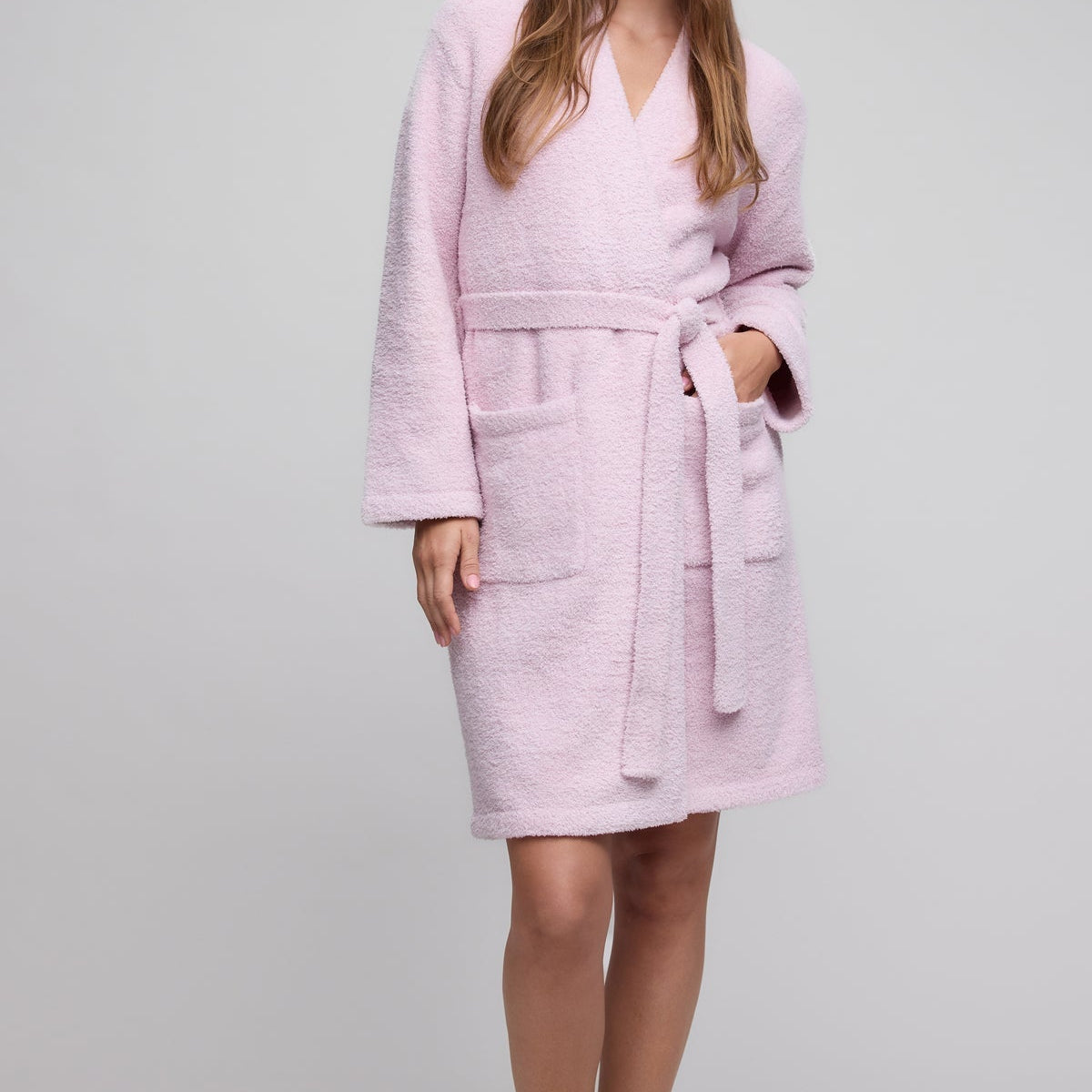 CozyChic Solid Robe-Petal-Barefoot Dreams - Gaines Jewelers