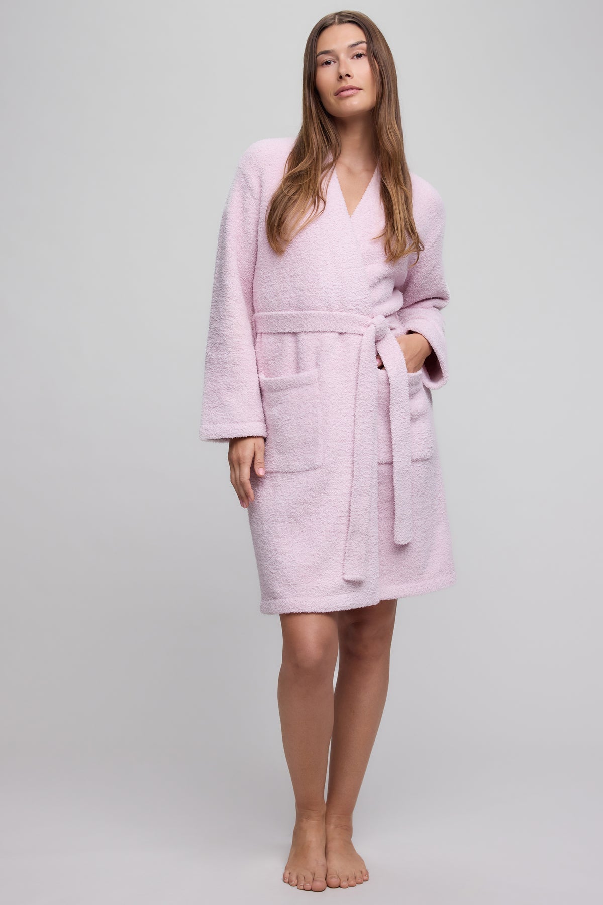 CozyChic Solid Robe-Petal-Barefoot Dreams - Gaines Jewelers