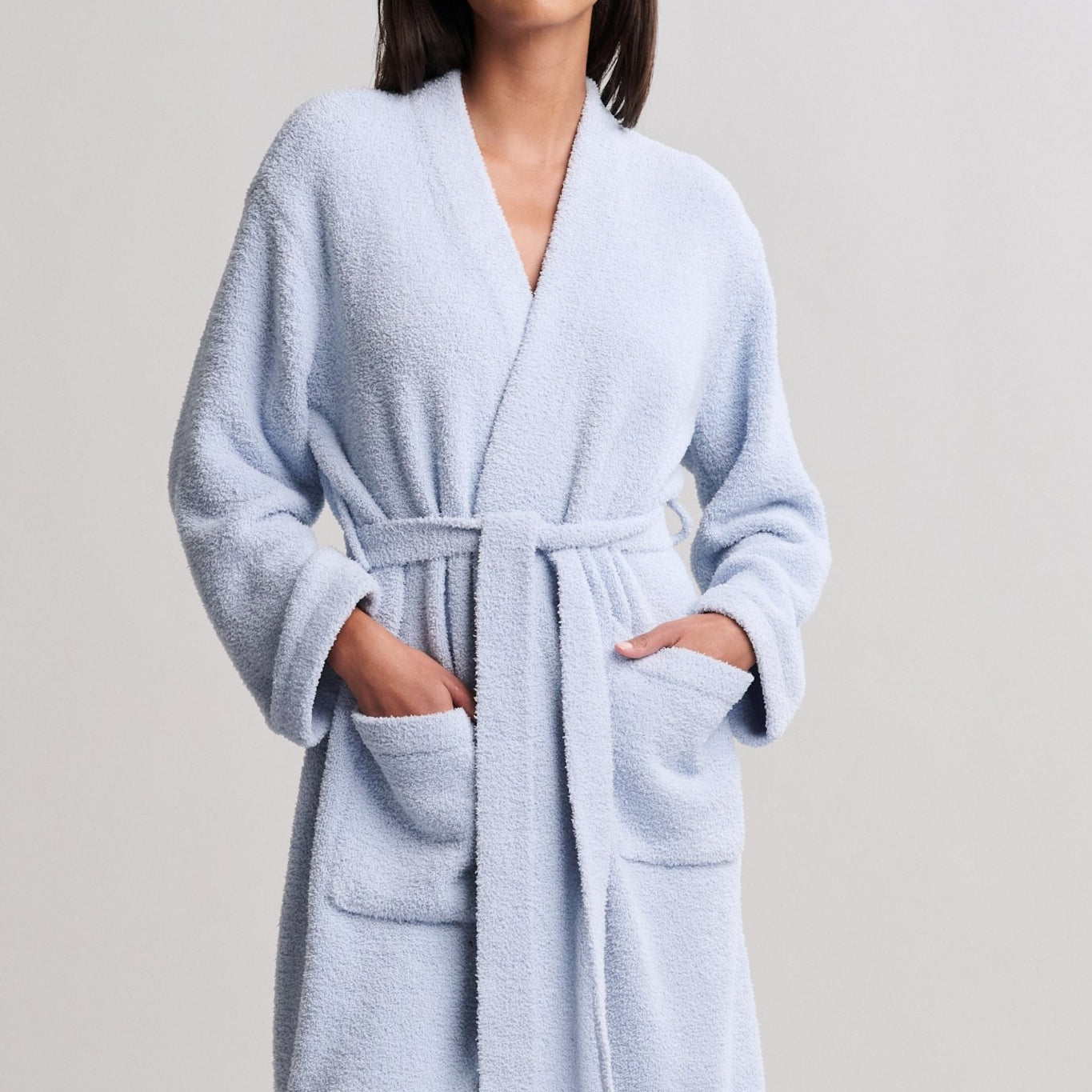 CozyChic® Solid Robe - Snow Drop - Small/Medium - Barefoot Dreams - Gaines Jewelers