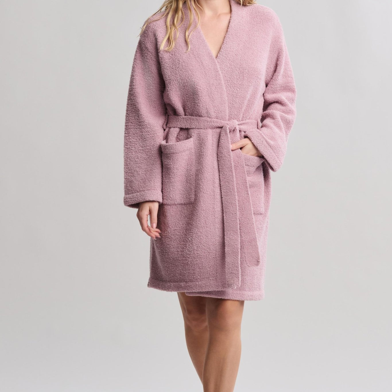 CozyChic® Solid Robe - Teaberry - Small/Medium - Barefoot Dreams - Gaines Jewelers