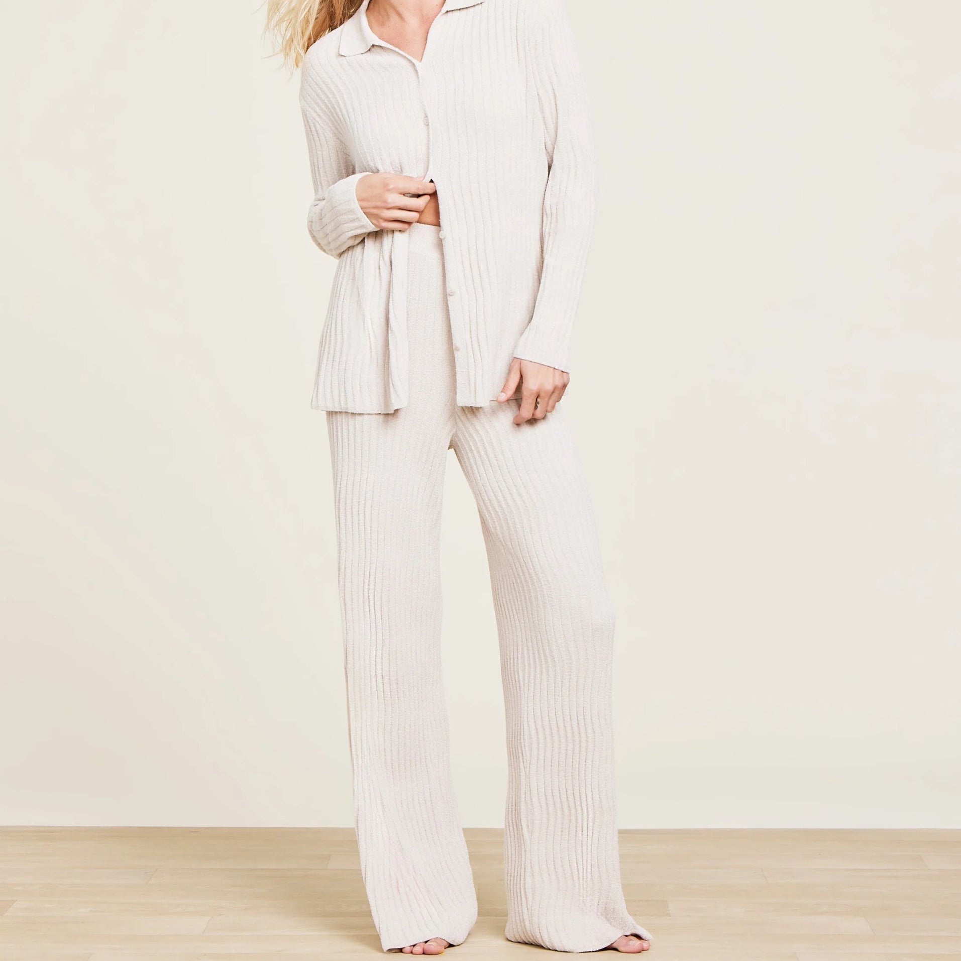 CozyChic Ultra Lite® Wave Pant - Stone - Barefoot Dreams - Gaines Jewelers