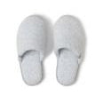 CozyChic® Unisex Slipper - Heathered Stone/White - Medium - Barefoot Dreams - Gaines Jewelers