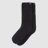 CozyChic® Waffle Socks - Black - Barefoot Dreams - Gaines Jewelers