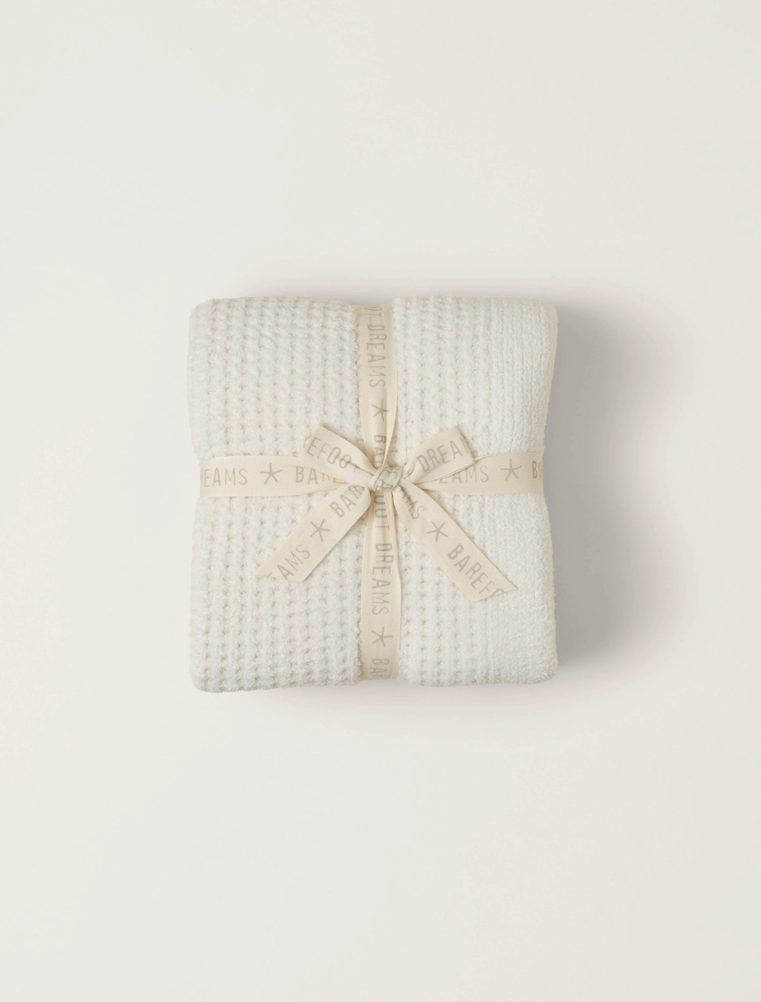 CozyChic® Waffle Throw - Cream - Barefoot Dreams - Gaines Jewelers