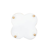 Cream Leopard Enamel Quatrefoil Cachepot Planter - Cream & Brown - 4 x 9 - Jaye's Studio - Gaines Jewelers