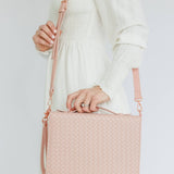 Crossbody Weave Bible Case - Blush - Ever, AJ - Gaines Jewelers