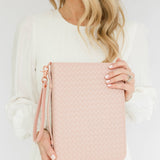 Crossbody Weave Bible Case - Blush - Ever, AJ - Gaines Jewelers