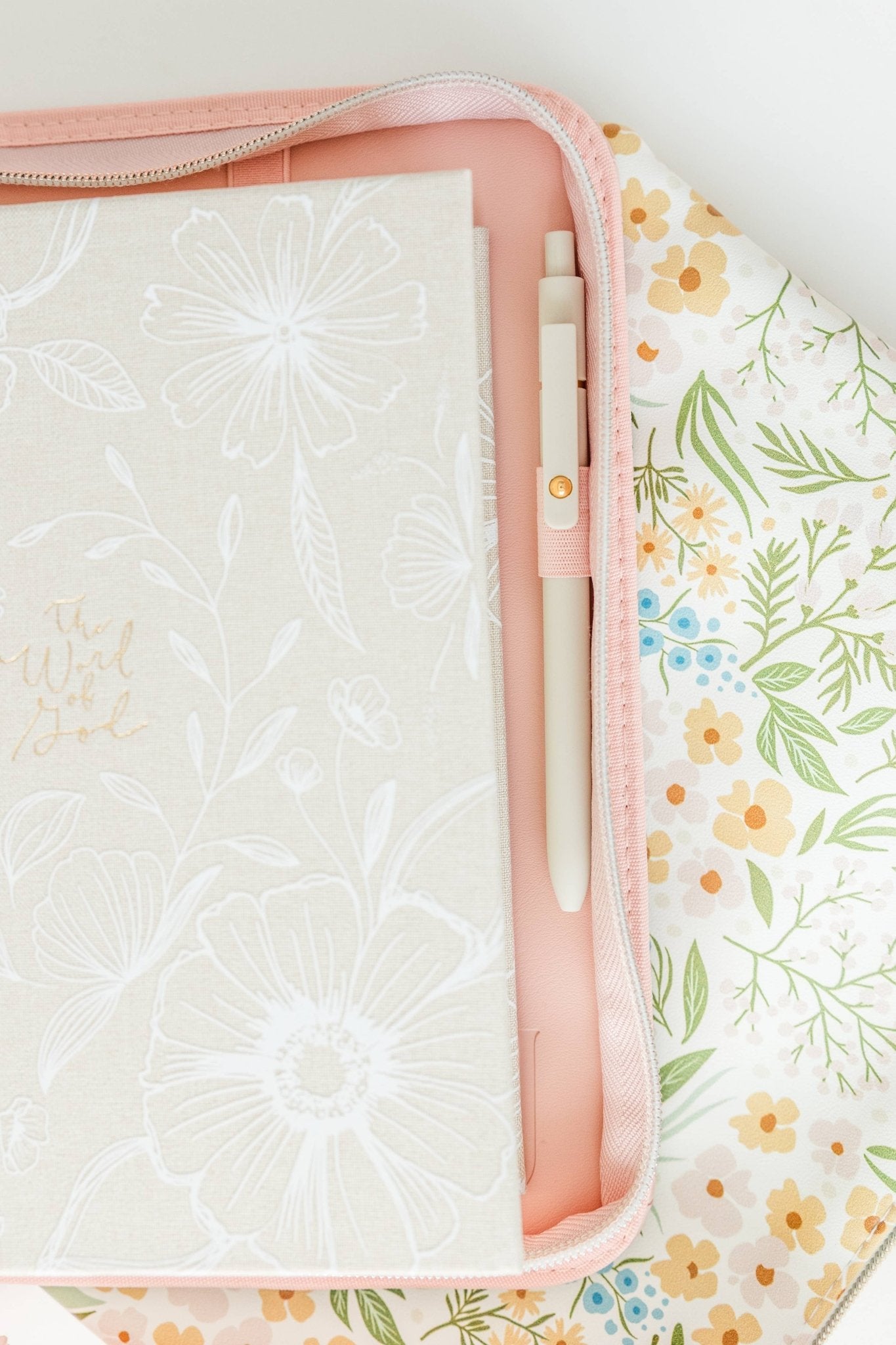 Crossbody Weave Bible Case - Blush - Ever, AJ - Gaines Jewelers