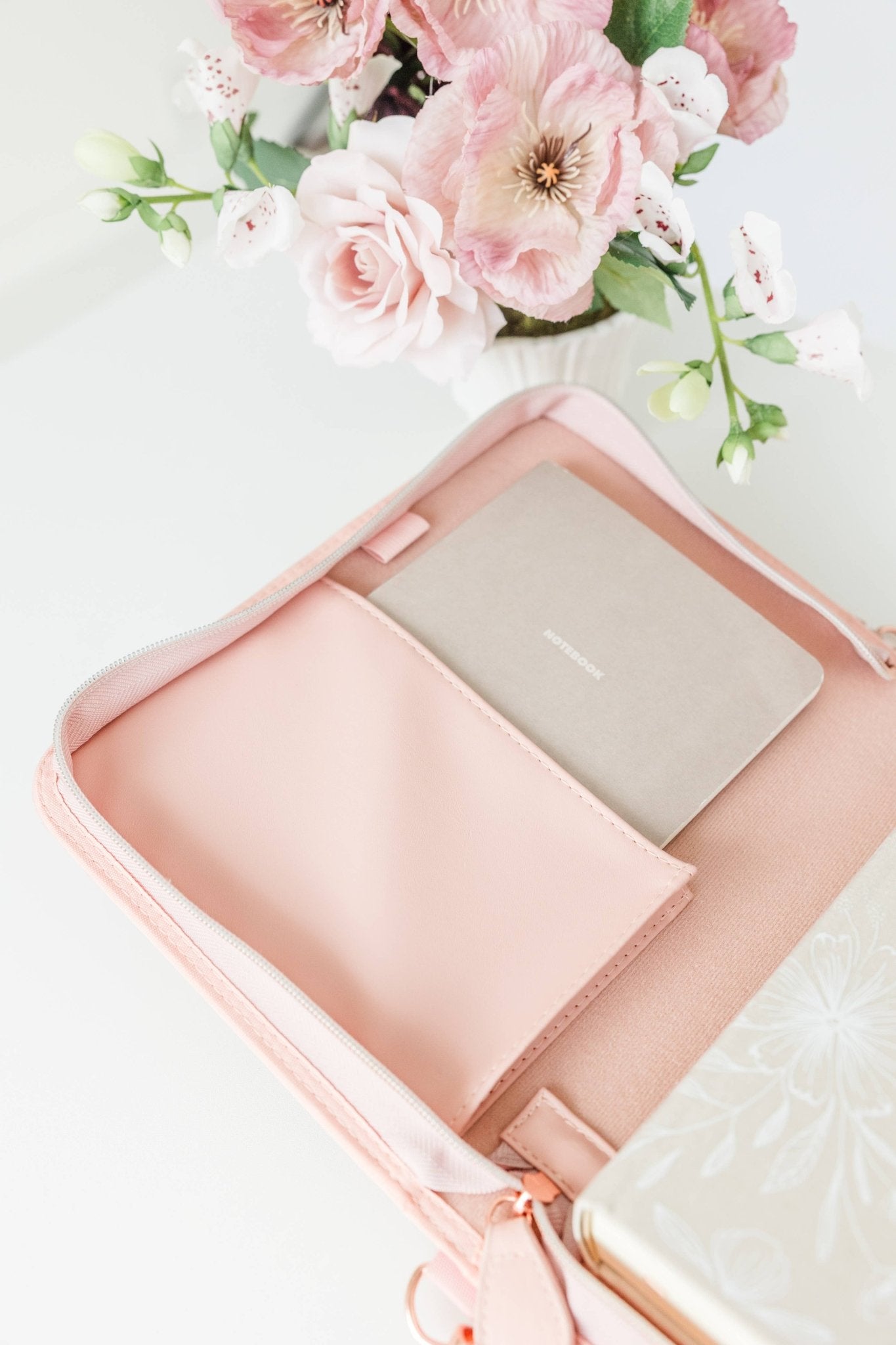 Crossbody Weave Bible Case - Blush - Ever, AJ - Gaines Jewelers
