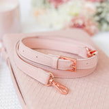 Crossbody Weave Bible Case - Blush - Ever, AJ - Gaines Jewelers