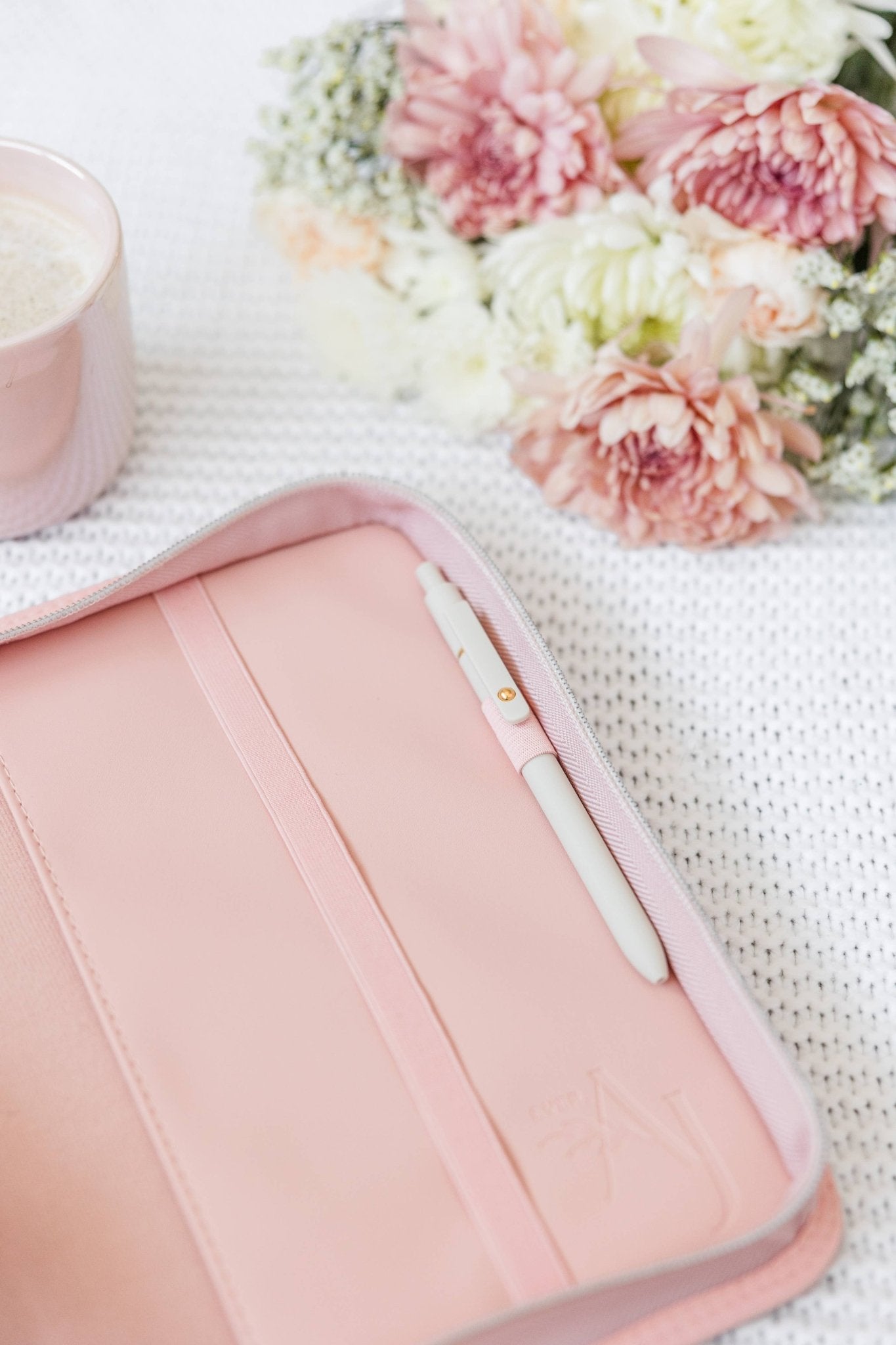 Crossbody Weave Bible Case - Blush - Ever, AJ - Gaines Jewelers