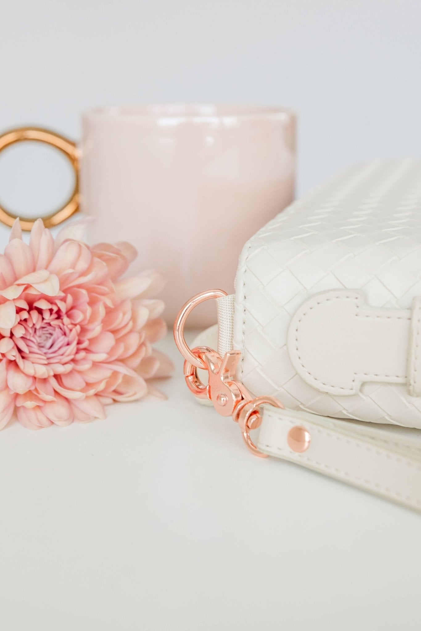 Crossbody Weave Bible Case - Pearl - Ever, AJ - Gaines Jewelers