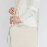Crossbody Weave Bible Case - Pearl - Ever, AJ - Gaines Jewelers