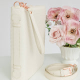 Crossbody Weave Bible Case - Pearl - Ever, AJ - Gaines Jewelers