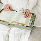 Crossbody Weave Bible Case - Sage - Ever, AJ - Gaines Jewelers