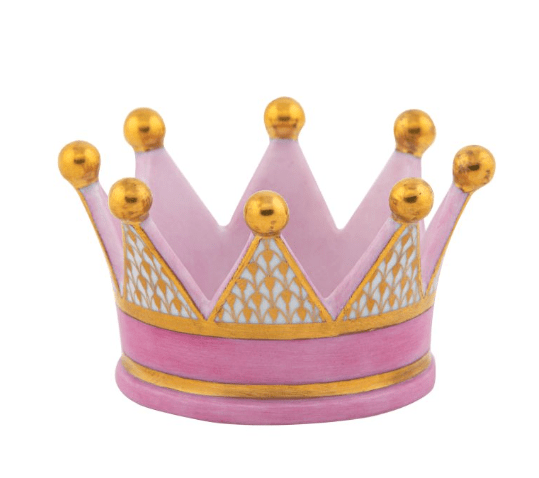 Crown in Raspberry - Herend - Gaines Jewelers